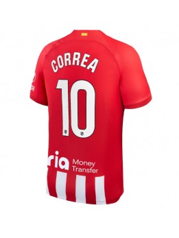 Moški Nogometna dresi replika Atletico Madrid Angel Correa #10 Domači 2023-24 Kratek rokav
